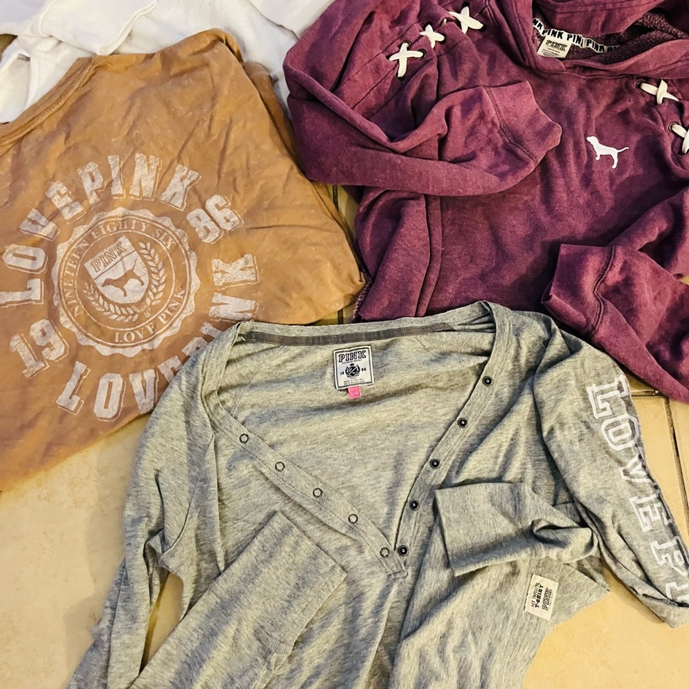 PINK Bundle Fair Conditions Size Large - Picture 2 of 3